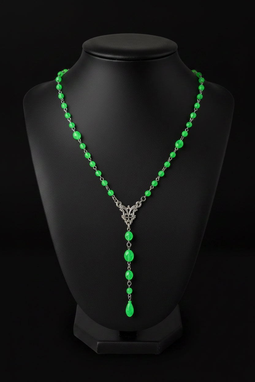 Uranium Drop Necklace